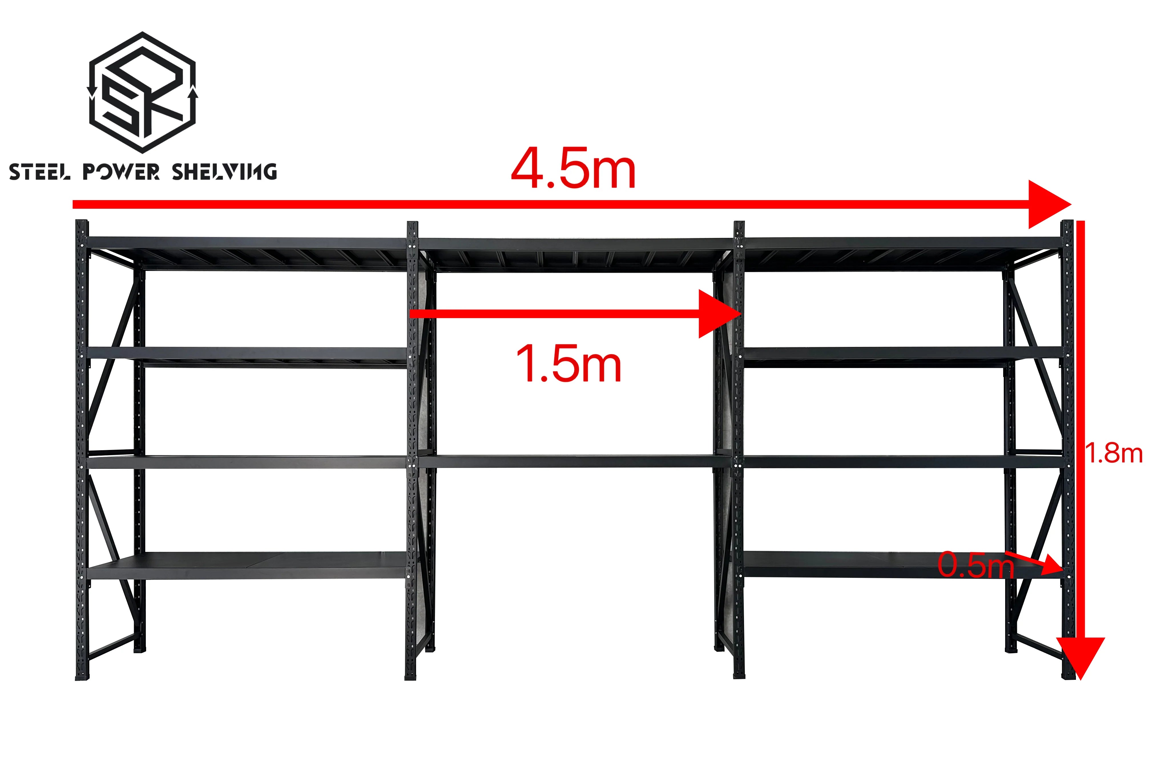 Best 5 metal garage shelving unit in Australia Steel Power Shelving