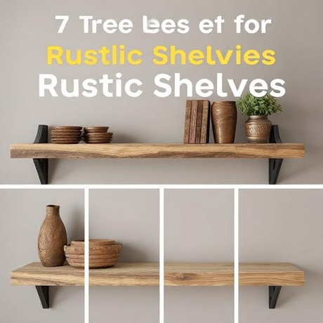 Top 7 Types of Wood for Rustic Shelves