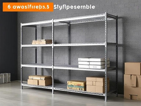 6 Steps to Assemble Heavy Duty Steel Shelving