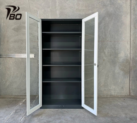Type 5 garage shelving with doors