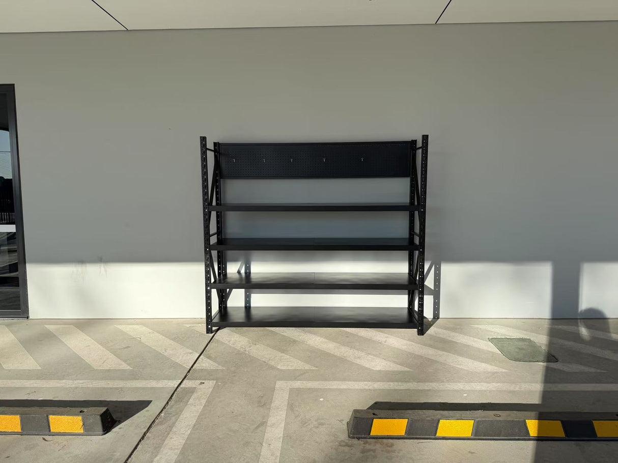 Workstation with pegboard - workbench 1.8m(H)x2.0m(L)x0.5m(D)800kg