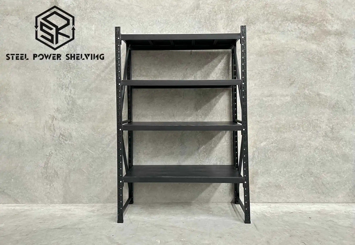 Garage Shelving 1.8m(H)x1.2m(L)x0.5m(D) 800kg Metal Storage Rack Adjustable Shelves Garage Shelving 1.8m(H)x1.2m(L)x0.5m(D) 800kg Metal Storage Rack Adjustable Shelves