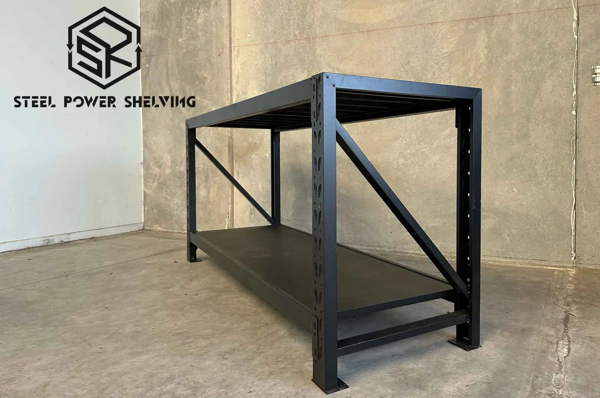 Steel Workbench 0.9m(H)x2.0m(L)x0.6m(D) 600kg Heavy Duty Garage Workshop Bench Steel Workbench 0.9m(H)x2.0m(L)x0.6m(D) 600kg Heavy Duty Garage Workshop Bench