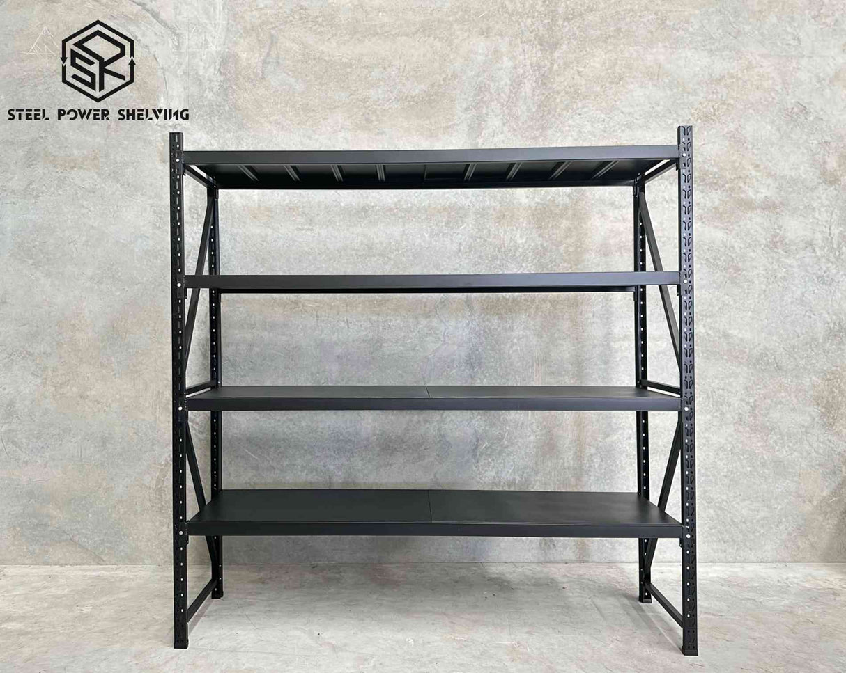Garage Shelving 2.0m(H)x2.0m(L)x0.5m(D) 800kg Storage Rack Adjustable Shelves