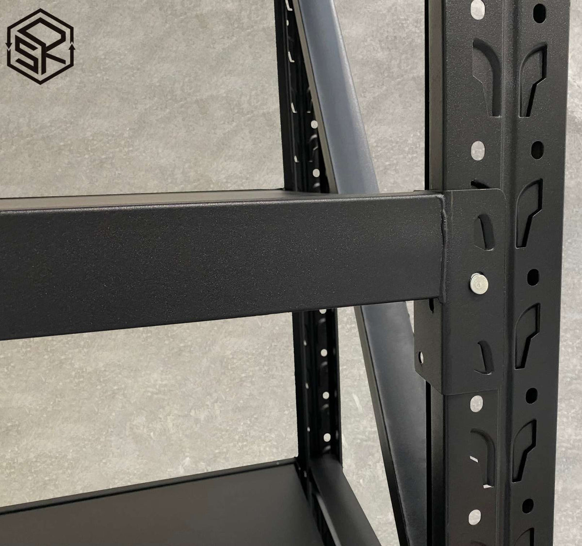 Garage Shelving 2.0m(H)x5.2m(L)x0.6m(D) 3000kg Storage Rack with Workbench Adjustable Shelves