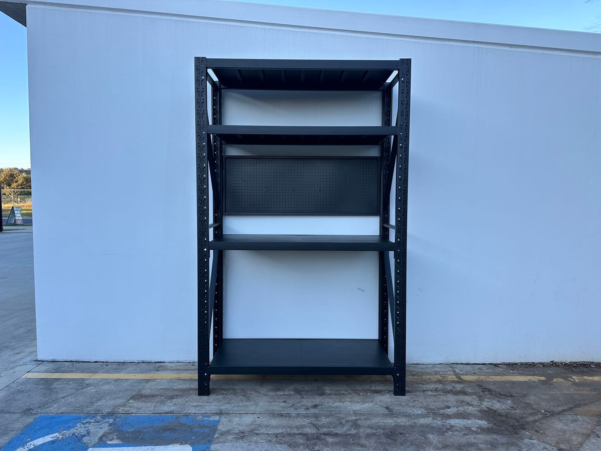 Workstation with pegboard - workbench 2.4m(H)x1.5m(L)x0.6m(D)1200kg