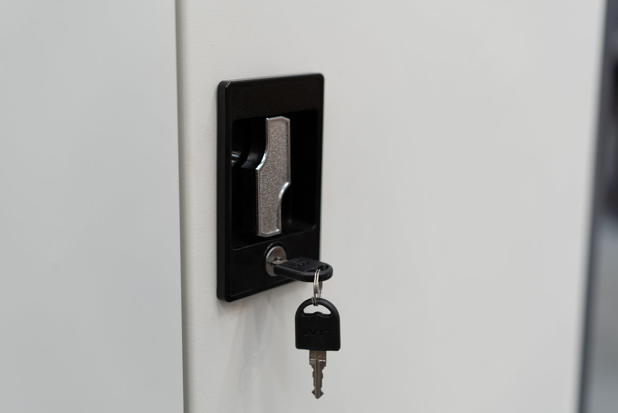 Matt File Cabinet Grey & White - Storage unit