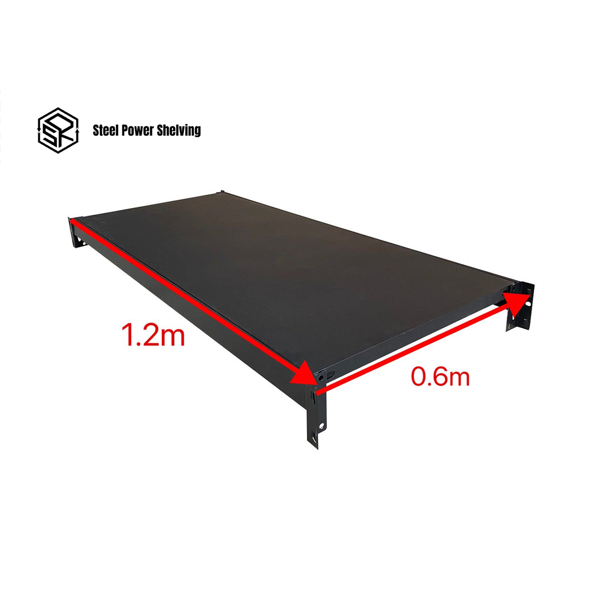 Extra Shelf 1.2m(L)x0.6m(D) Steel Shelving Add-On Layer