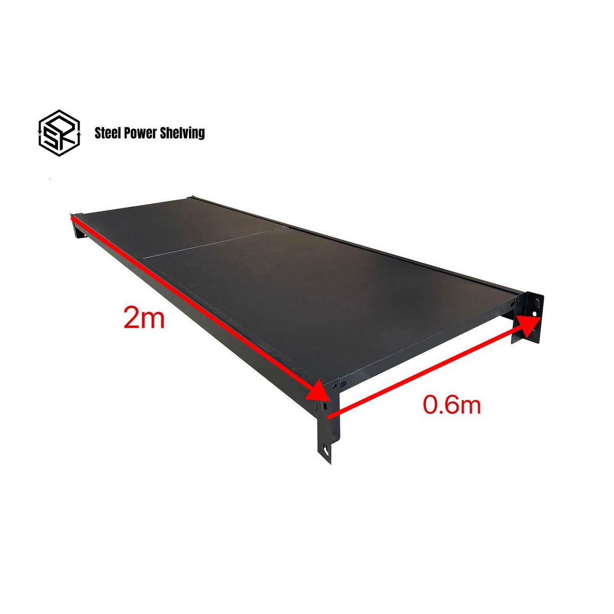 Extra Shelf 2.0m(L)x0.6m(D) Heavy Duty Shelving Add-On Layer