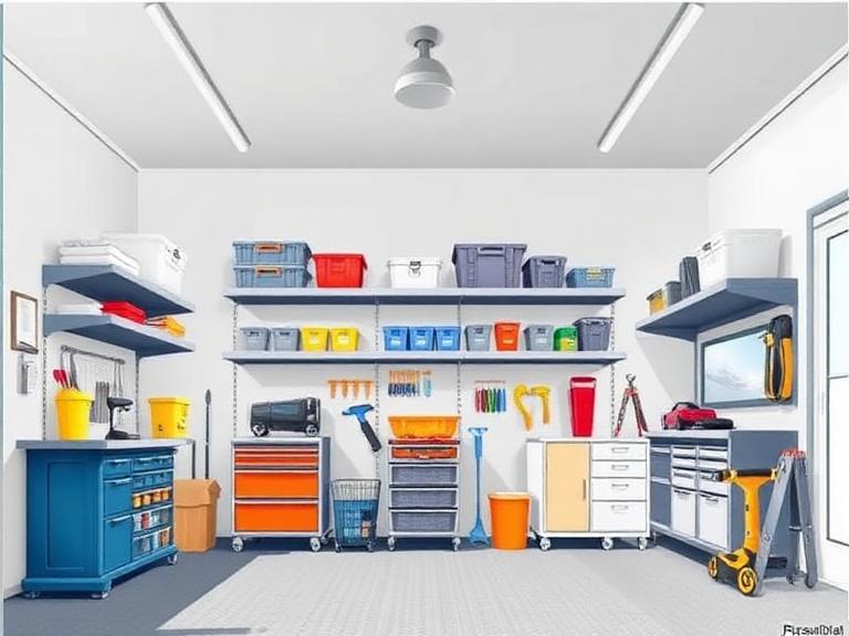 5 Strategic Steps to Organize a Garage with Shelves
