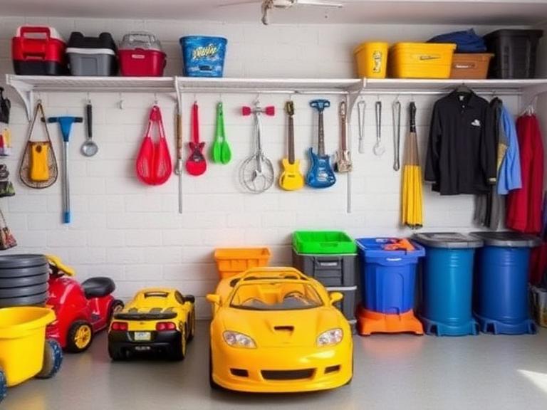 8 Best Garage Storage Ideas for Kids’ Toys and Sports Gear