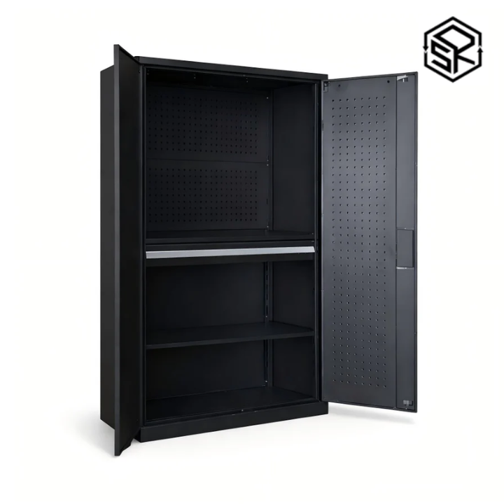Lockable Heavy Duty Industrial Storage Cabinet for Warehouses and Workshops