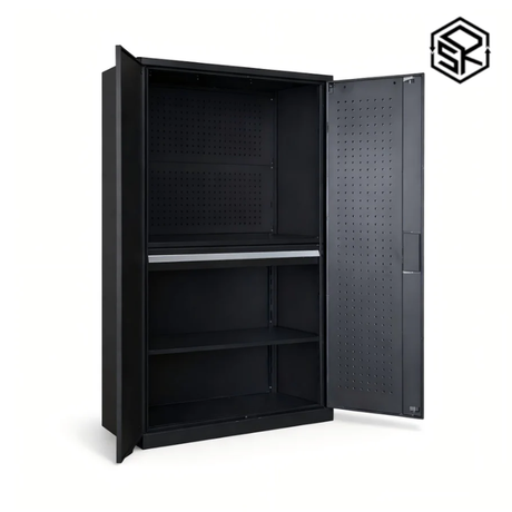 Lockable Heavy Duty Industrial Storage Cabinet for Warehouses and Workshops