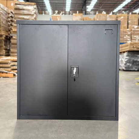 Heavy duty garage cabinet for organised tool and workshop storage