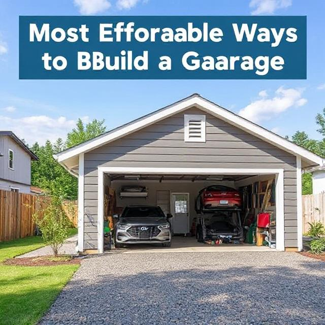 5 Most Affordable Ways to Build a Garage