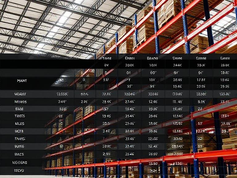Warehouse Rack Beams Sizes Chart: A Complete Guide