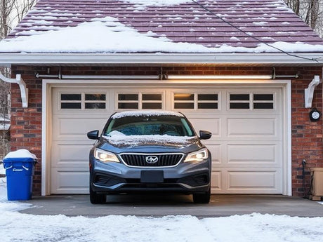 Where do garages lose the most heat?