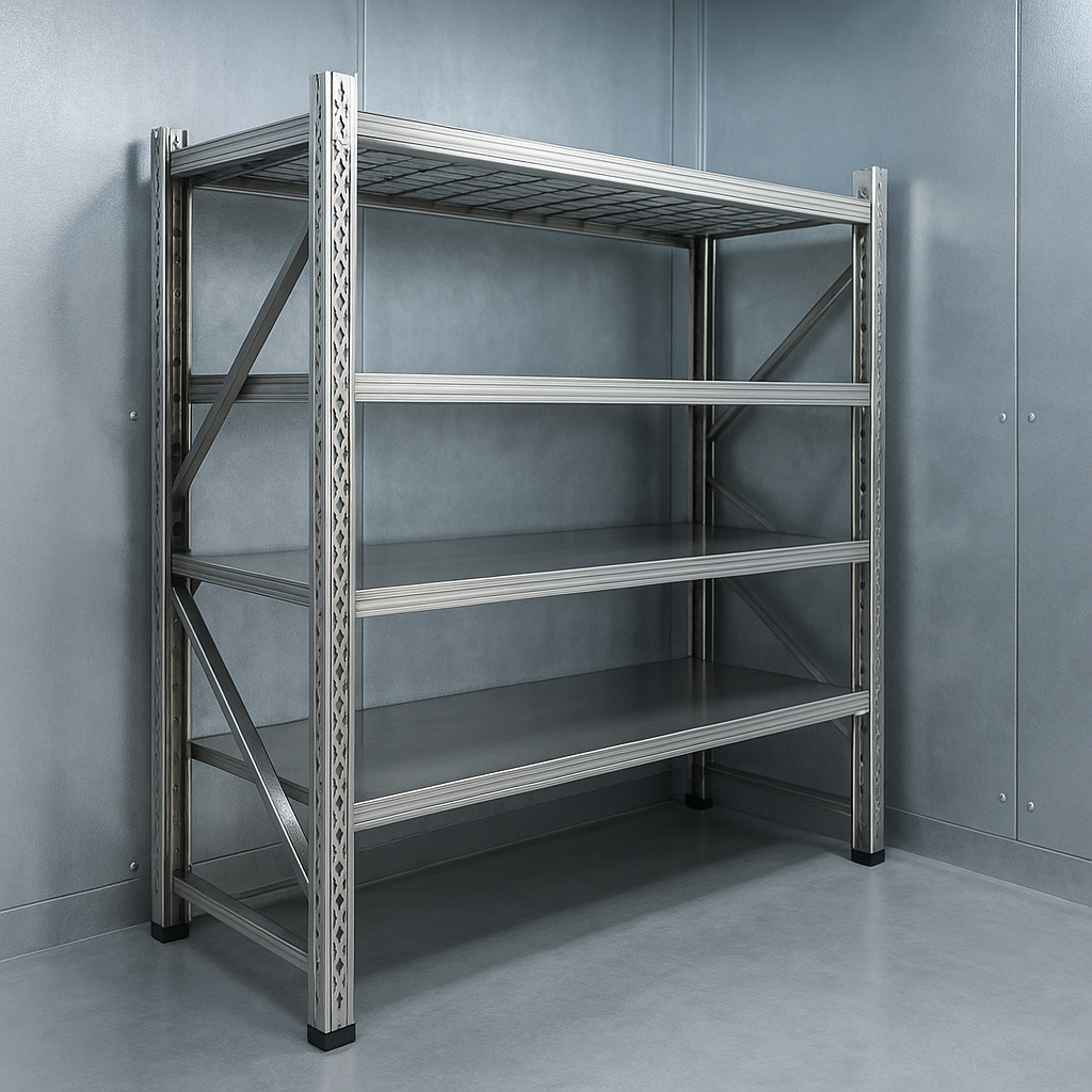 Stainless steel shelving