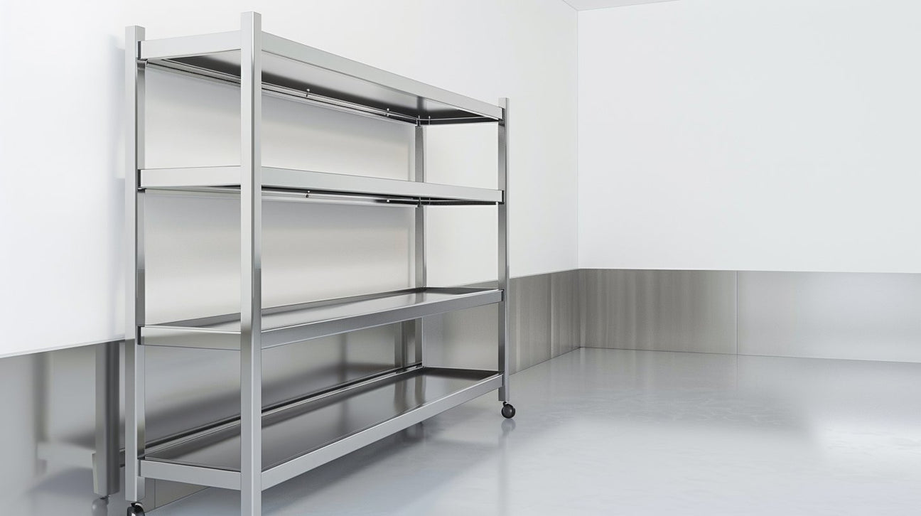 Stainless steel shelving