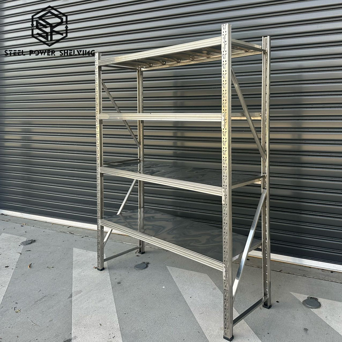 Stainless Steel Shelving 2.0m(H)x1.5m(L)x0.5m(D) 600kg Adjustable Garage Storage Shelf