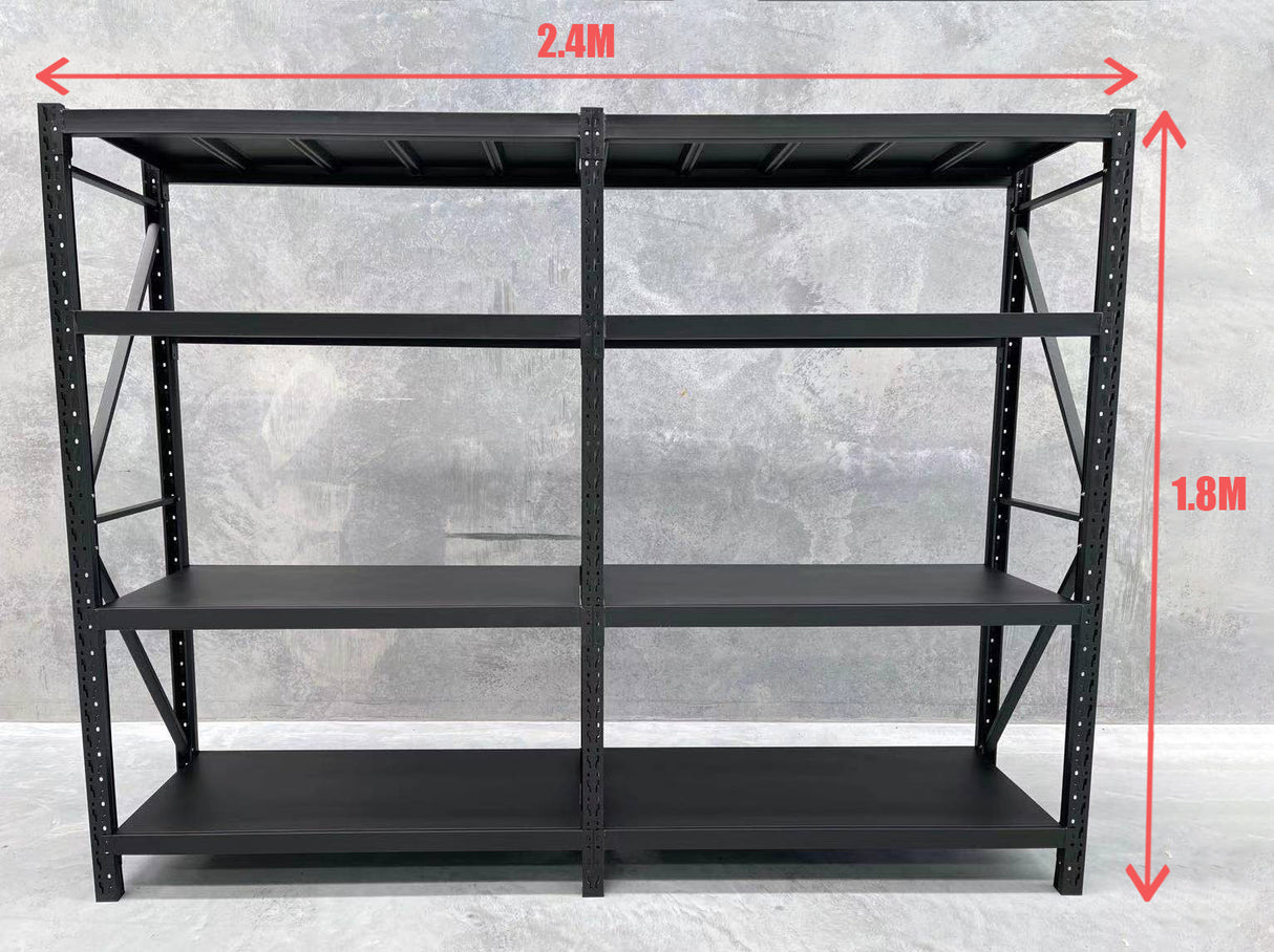 Shelf 1.8m(H)x2.4m(L)x0.5m(D)1600kg Connecting Shelving