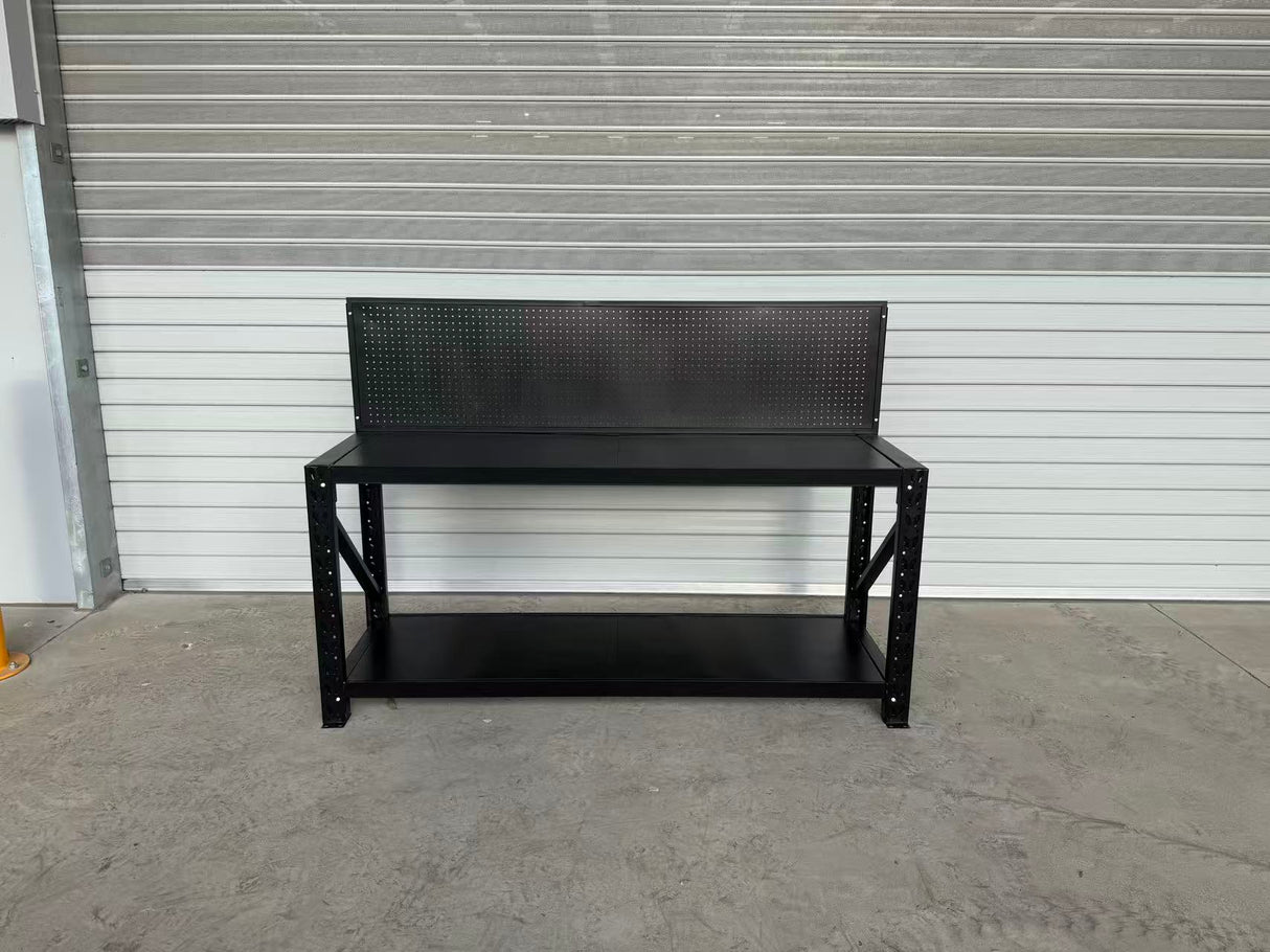 Workbench with pegboard 1.4m(H)x2.0m(L)x0.6m(D)600KG