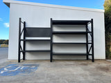 Heavy Duty Garage Workbench with Pegboard 2.0m(H)x3.5m(L)x0.6m(D) 1800kg Storage Shelving System