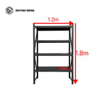 Garage Shelving 1.8m(H)x1.2m(L)x0.5m(D) 800kg Metal Storage Rack Adjustable Shelves Garage Shelving 1.8m(H)x1.2m(L)x0.5m(D) 800kg Metal Storage Rack Adjustable Shelves