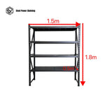 Garage Shelving 1.8m(H)x1.5m(L)x0.5m(D) 800kg Metal Storage Rack Adjustable Shelves Garage Shelving 1.8m(H)x1.5m(L)x0.5m(D) 800kg Metal Storage Rack Adjustable Shelves