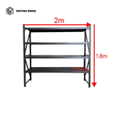 Shelf 1.8m(H)x2.0m(L)x0.5m(D)800kg