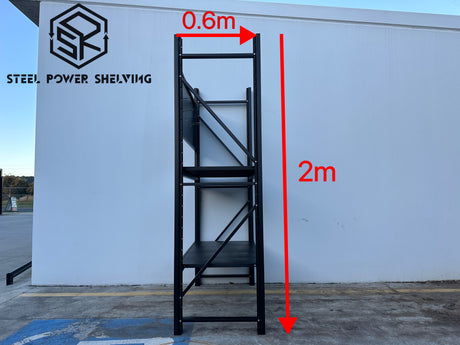 Heavy Duty Garage Workbench with Pegboard 2.0m(H)x3.2m(L)x0.6m(D) 1800kg Storage Shelving System