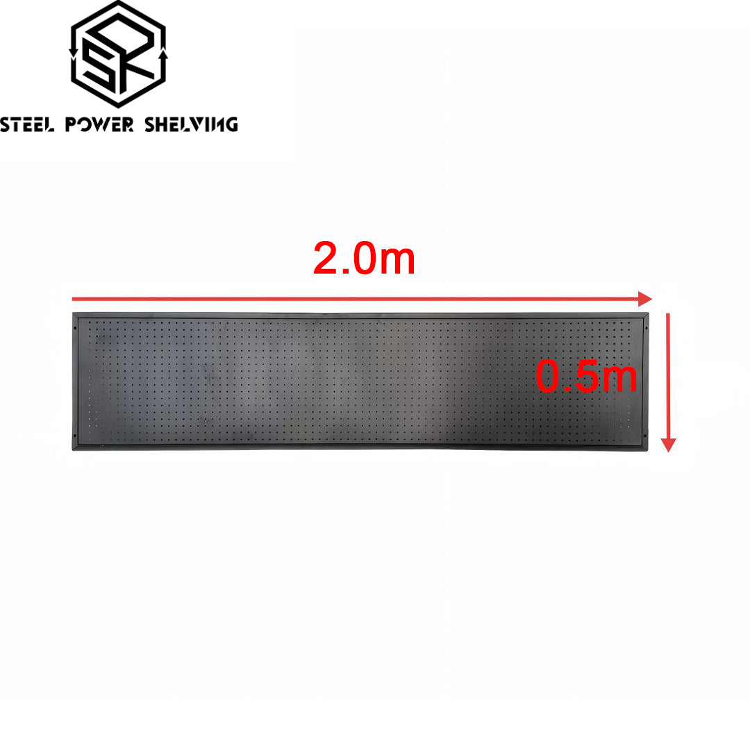 2.0m(L)x0.5m(H) Pegboard for Workbench only