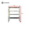 Stainless Steel Shelving 2.0m(H)x1.5m(L)x0.5m(D) 600kg Adjustable Garage Storage Shelf