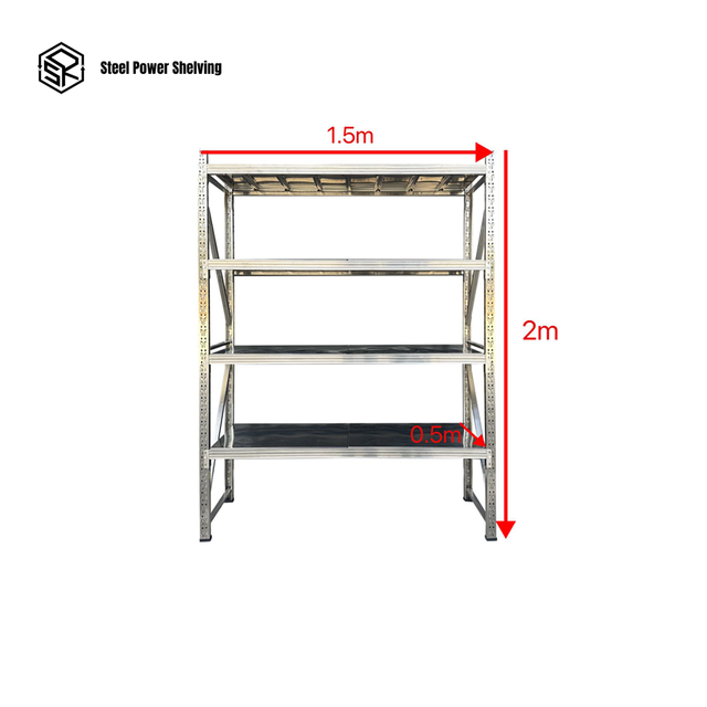 Stainless Steel Shelving 2.0m(H)x1.5m(L)x0.5m(D) 600kg Adjustable Garage Storage Shelf