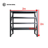 Garage Shelving 2.0m(H)x2.0m(L)x0.6m(D) 1200kg Metal Storage Rack Adjustable Shelves Garage Shelving 2.0m(H)x2.0m(L)x0.6m(D) 1200kg Metal Storage Rack Adjustable Shelves