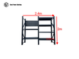 Heavy Duty Garage Workbench with Pegboard 2.0m(H)x2.4m(L)x0.6m(D) 1800kg Storage Shelving System