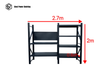Heavy Duty Garage Workbench with Pegboard 2.0m(H)x2.7m(L)x0.6m(D) 1800kg Storage She