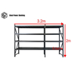 Garage Shelving 2.0m(H)x3.2m(L)x0.5m(D) 1600kg Connecting Storage Rack Adjustable Shelves