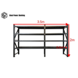 Longspan Shelving 2.0m(H)x3.5m(L)x0.6m(D) 2400kg Heavy Duty Storage Rack Adjustable Shelves