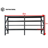 Shelf 2.0m(H)x4.0m(L)x0.6m(D)2400kg Longspan Shelving