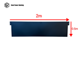 Steel Pegboard Panel 2.0m(L)x0.5m(H) for 0.6m Depth Garage Shelf with 5 Hooks