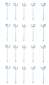 Heavy Duty Pegboard Hooks for Garage Workshop Tool Storage – 10cm 15cm 20cm (Silver & Black)