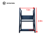 Heavy Duty Garage Workbench with Pegboard 2.4m(H)x1.5m(L)x0.6m(D) 600kg Storage Shelving System