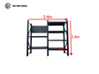 Heavy Duty Garage Workbench with Pegboard 2.4m(H)x2.4m(L)x0.6m(D) 1800kg Storage Shelving System
