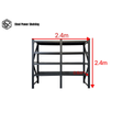 Longspan Shelving 2.4m(H)x2.4m(L)x0.6m(D) 2400kg Heavy Duty Garage Storage Adjustable Shelves