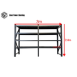 Longspan Shelving 2.4m(H)x3.0m(L)x0.6m(D) 2400kg Heavy Duty Garage Storage Adjustable Shelves