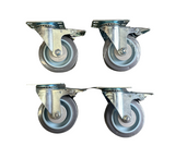 Heavy Duty Lockable Castors for Workbench 800kg Capacity Steel Swivel Wheels