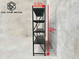 Garage Shelving 2.0m(H)x2.0m(L)x0.5m(D) 800kg Storage Rack Adjustable Shelves