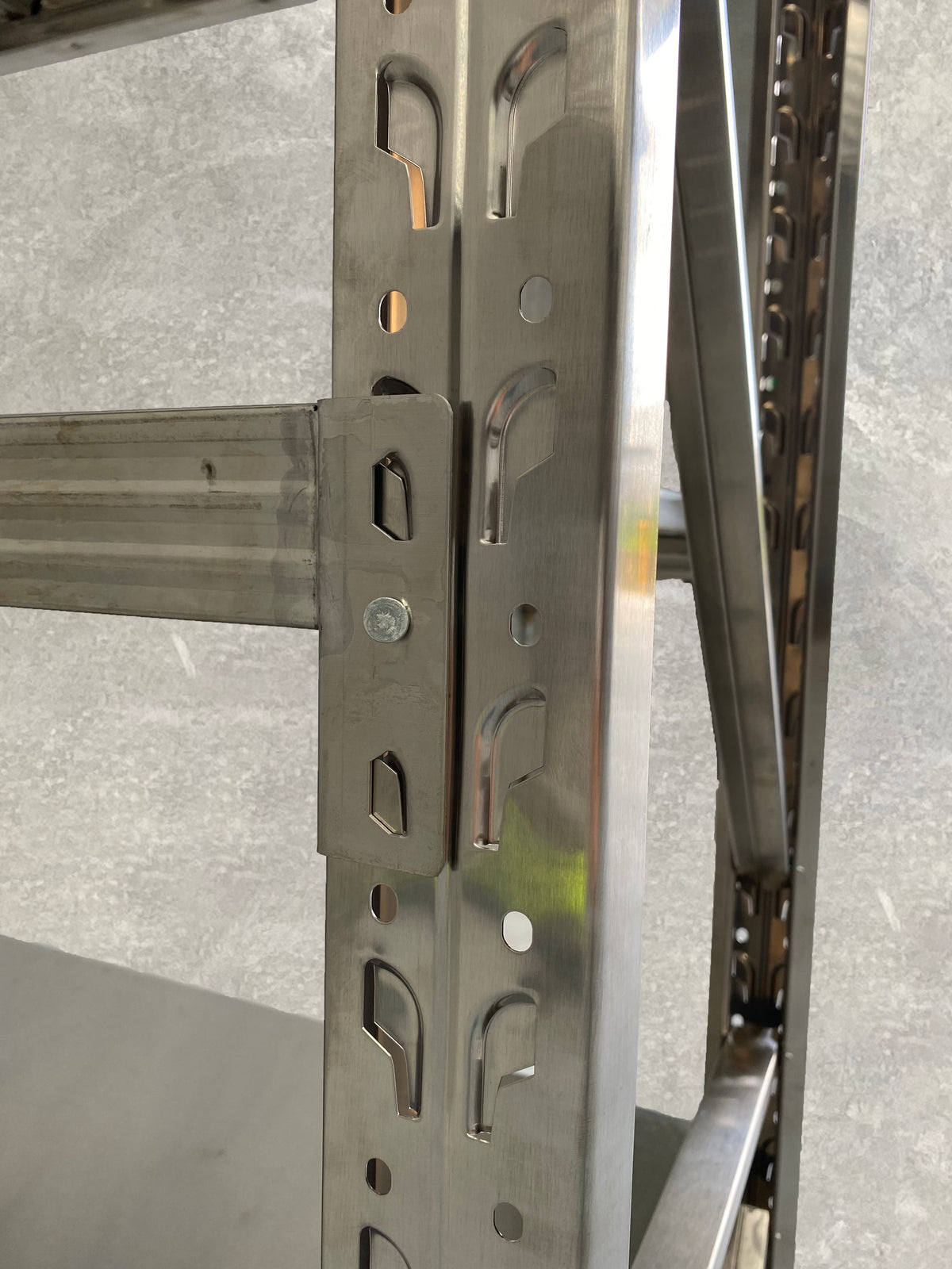 Stainless Steel Shelving 2.0m(H)x2.0m(L)x0.6m(D) 1000kg Adjustable Garage Storage Shelf