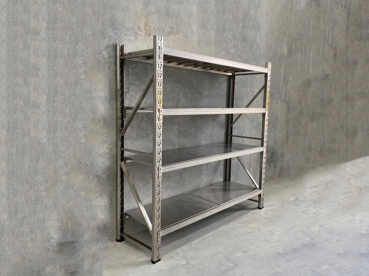 Stainless Steel Shelving 2.0m(H)x2.0m(L)x0.6m(D) 1000kg Adjustable Garage Storage Shelf